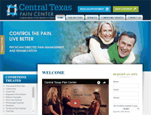 Tablet Screenshot of centraltexaspaincenter.com